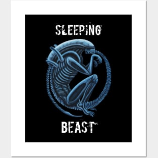 Sleeping Beast (scale: 70%) Posters and Art